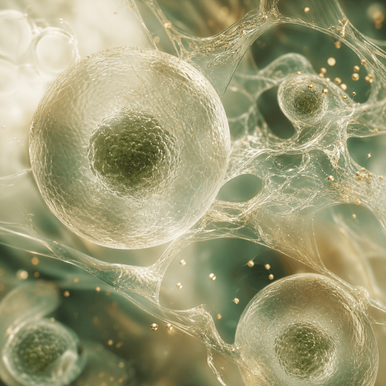 Cellular regenerative editorial visual for regenerative medicine.