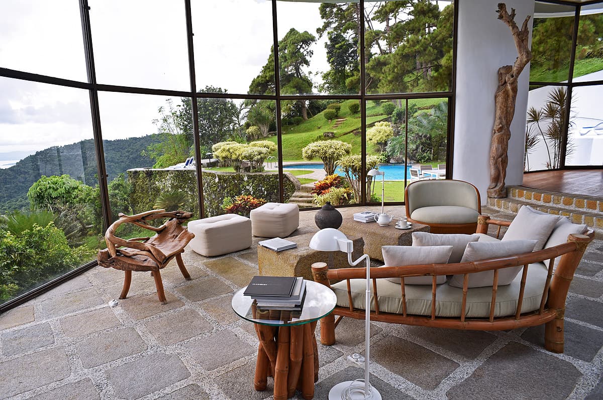 Living room at Raffi's Way designer villa.